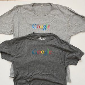 Pair (2) Official Google T-Shirts